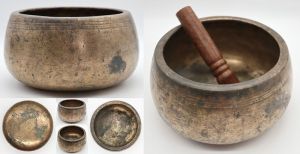 Rare Large Antique Mani Singing Bowl – Eb5 (620Hz)