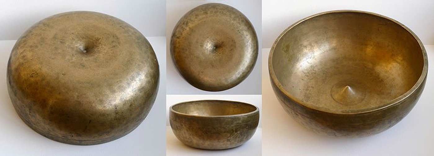 Rare Antique Tibetan Lingam Singing Bowl
