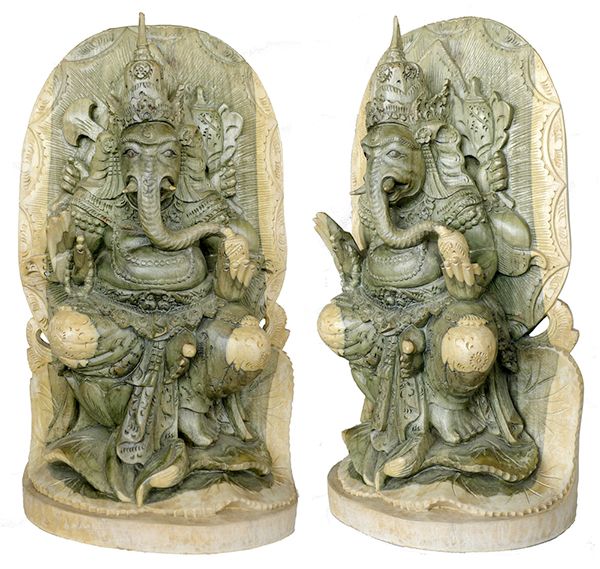 Ganesh Relief Carving