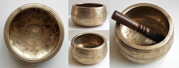 Rare Small Antique Mani Singing Bowl – Penetrating C#6
