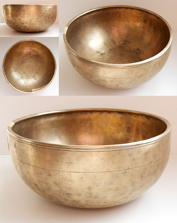 Large Antique Jambati Singing Bowl – Fabulous Eb3