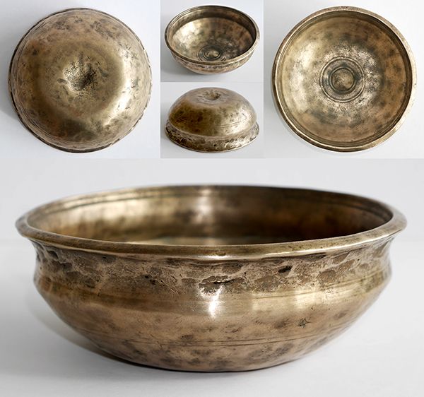 Rare Antique Tibetan Lingam Singing Bowl – G#4 Note