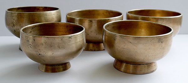 Rare Naga Chromatic/Chakra Set of 12 Small Singing Bowls