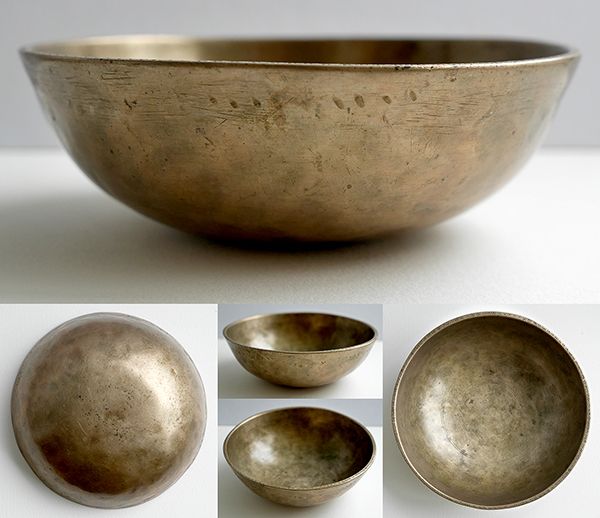Small Antique Manipuri Singing Bowl – C4 & F#5