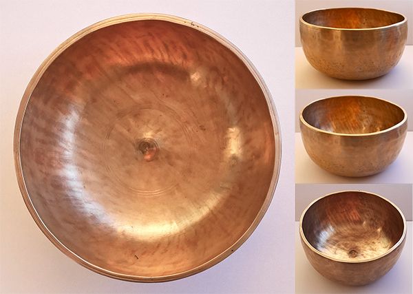 Glorious 10 ¼ Inch Antique Lingam Singing Bowl – F3/F#3 (179/180Hz)