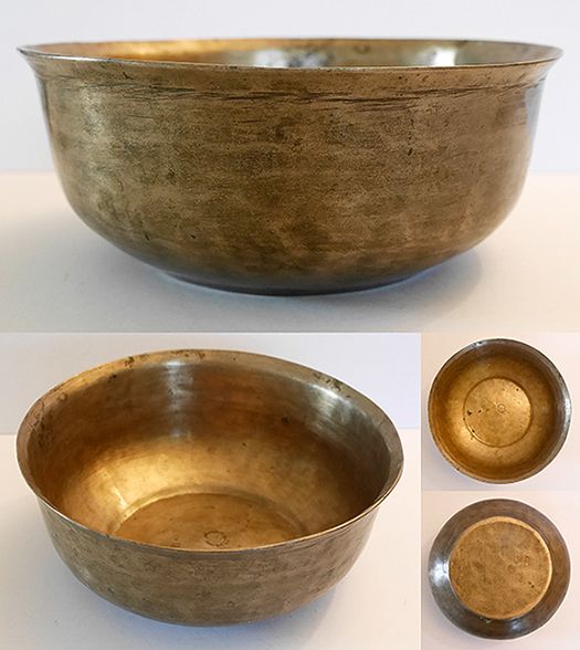 Flat-Bottomed Antique Talking Bowl – Interesting D3 Voice