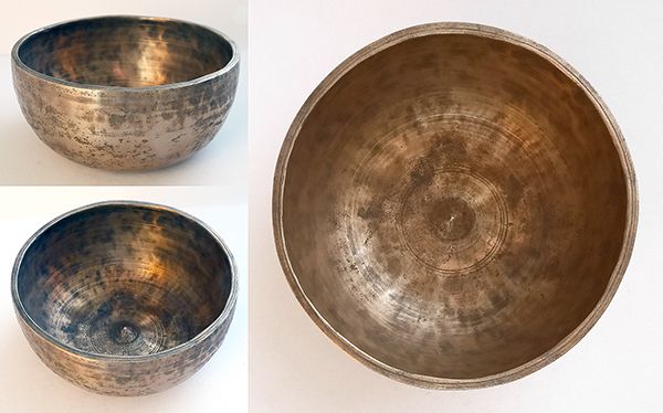 Rare Heavy C4 Antique Lingam Singing Bowl