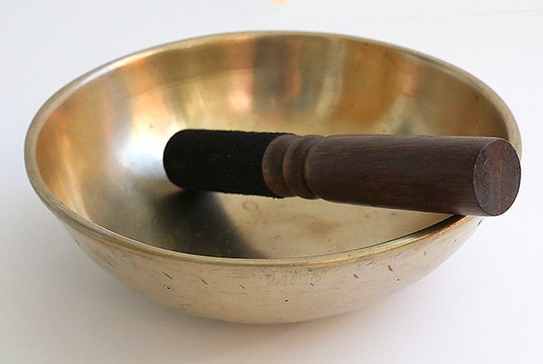 Interesting Small Antique Manipuri Singing Bowl – Perfect Pitch A5