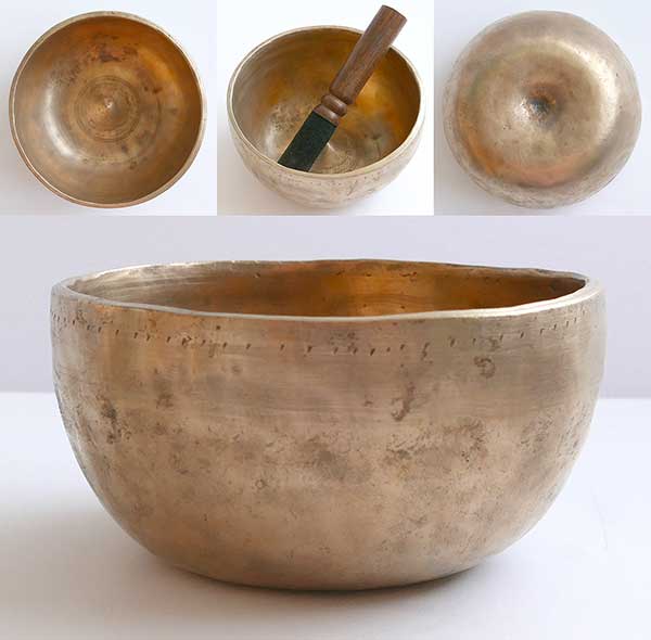 Small 19th Century Lingam Singing Bowl – C#5 (542-544Hz)