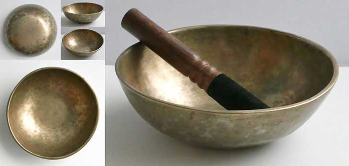 Small Antique Manipuri Singing Bowl – Perfect Pitch F5 (699Hz)