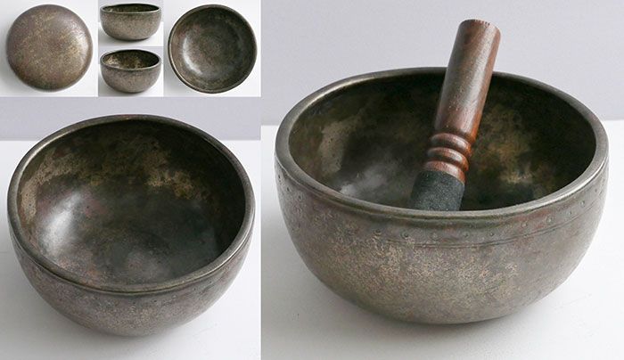 18th Century Thadobati Singing & Talking Bowl in ‘As Found’ Condition – F4 (358Hz)