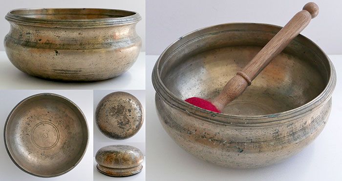 Rare Antique Singing Bowl – Unique Form & Superb Condition