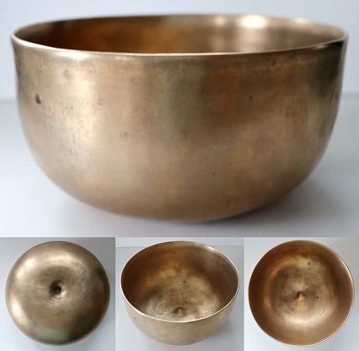 Rare Antique Bell-Shaped Lingam Singing Bowl – Perfect Pitch F3