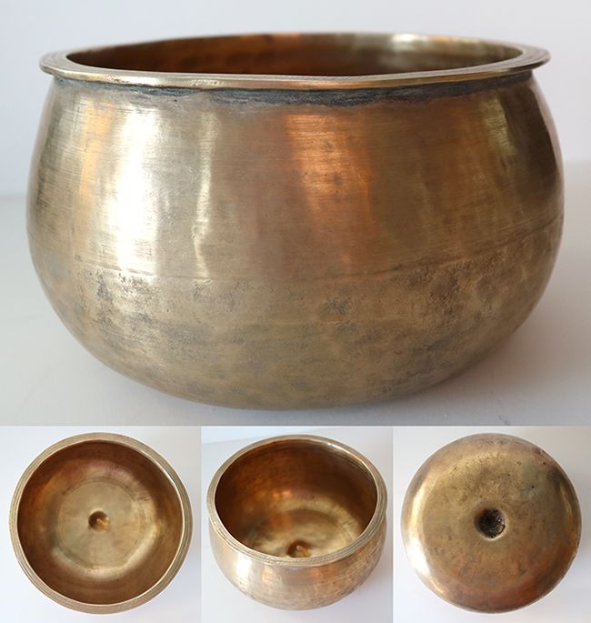Rare & Extraordinary Antique Pot-Shaped Lingam Singing Bowl – G4 (400Hz)