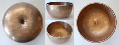 Rare Large Antique Lingam Singing Bowl – C#4 (273Hz)