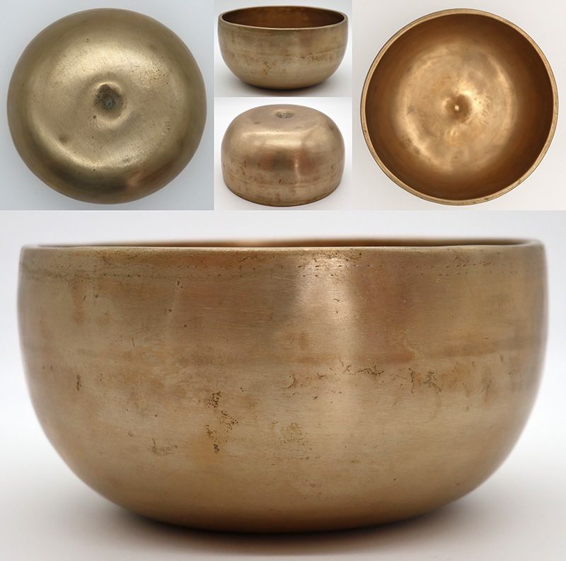 Rare Small Antique Lingam Singing Bowl – Eb4 (307Hz)