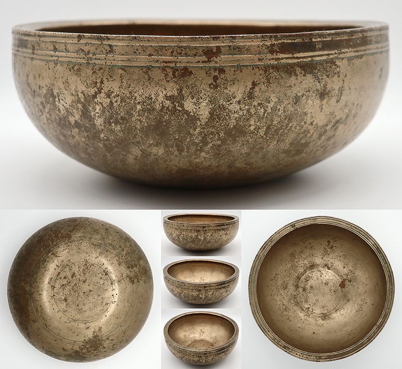 Rare and Beautiful Antique Singing Bowl – G4 (395Hz)