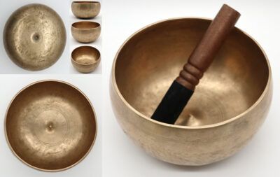 Rare Antique Remuna Lingam Singing Bowl - Lovely A3 & Eb5