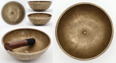 Rare Superior Quality Antique Manipuri Lingam Singing Bowl - B3 & F5