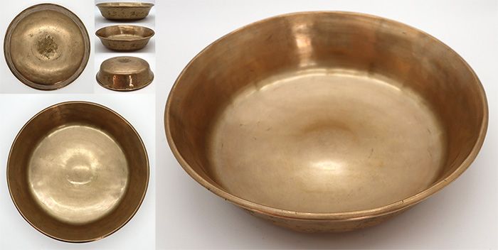 Rare Large Antique Shaman Semi-Lingam Singing or Medicine Bowl – C#3 (140Hz)