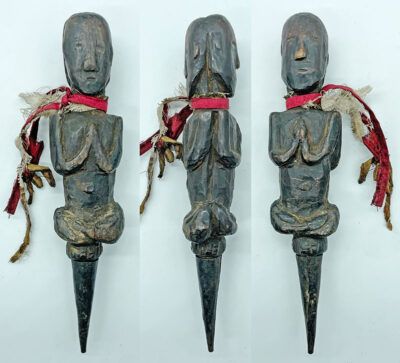 Rare Antique Double-Sided Guru Jhakri/Shaman Phurba from Nepal