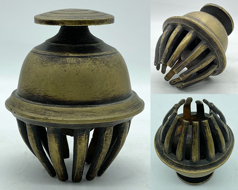 Superb Rare 19th Century Bronze Elephant Claw Bell – Eb6