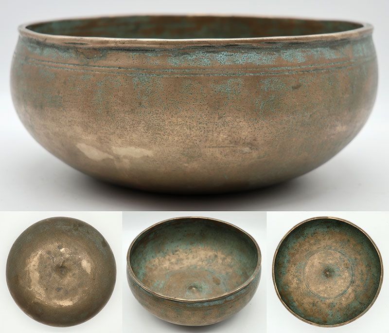 Beautiful Rare 19th Century Lingam Singing Bowl – Lovely Eb3 (158/9Hz)