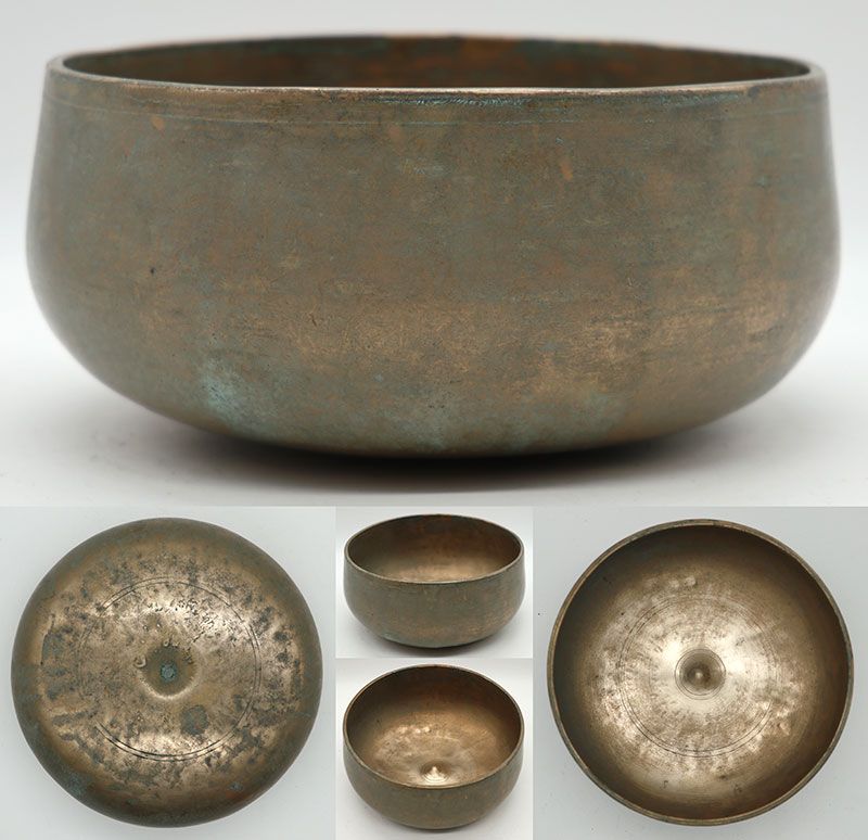 Rare Antique Remuna-Lingam Singing Bowl – A3 & D5