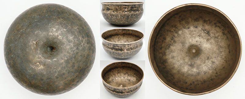 Extremely Rare & Beautiful Antique Ultabati-Lingam Singing Bowl – C#3 (136Hz)