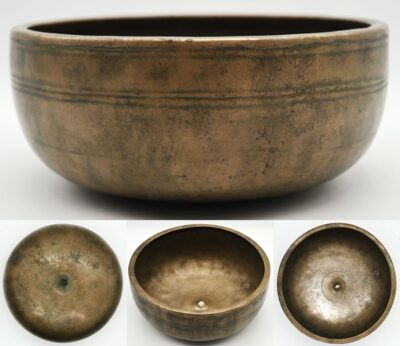 A Rare 18th Century Lingam Singing Bowl – Perfect Pitch E4 (3301Hz)