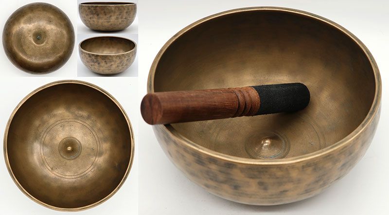 Stunning Rare 18th Century Lingam Singing Bowl – Close Perfect Pitch C#4