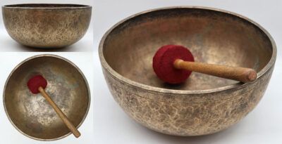 Huge 19th Century 12¾” Jambati Temple Singing Bowl – Perfect Pitch F#2