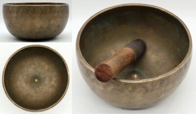 Rare Heavy 19th Century Lingam Singing Bowl – F4 & B5