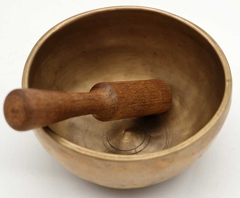 Rare Tiny E5 Antique Lingam Singing Bowl - My Smallest Lingam Bowl!