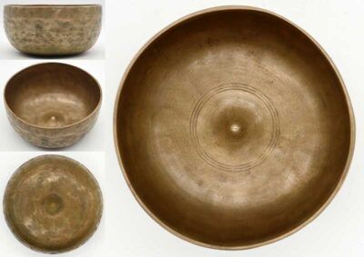 Rare Small 18th Century D4 Lingam Singing Bowl