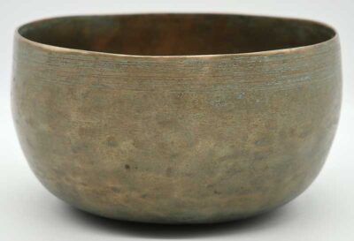 Rare 18th Century Fine-Wall Lingam Singing Bowl - Perfect Pitch F3 & Incredible Bb4