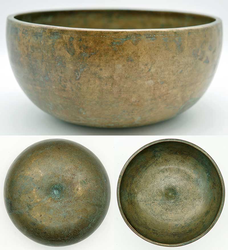 Magnificent Rare 17th - 18th Century Lingam Singing Bowl - Perfection!