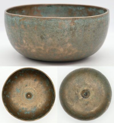 Exquisite and Rare 19th Century 7” Antique Lingam Singing Bowl – G#3 & D5