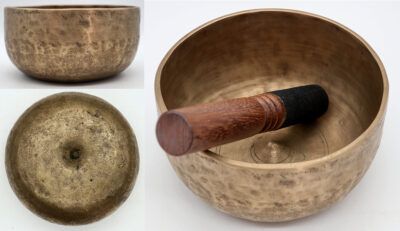 Rare Medium-Size Antique Lingam Singing Bowl – C4 & Perfect Pitch F#5