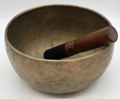 Heavy Rare 7 ¾” Antique Lingam Singing Bowl – Sublime A3